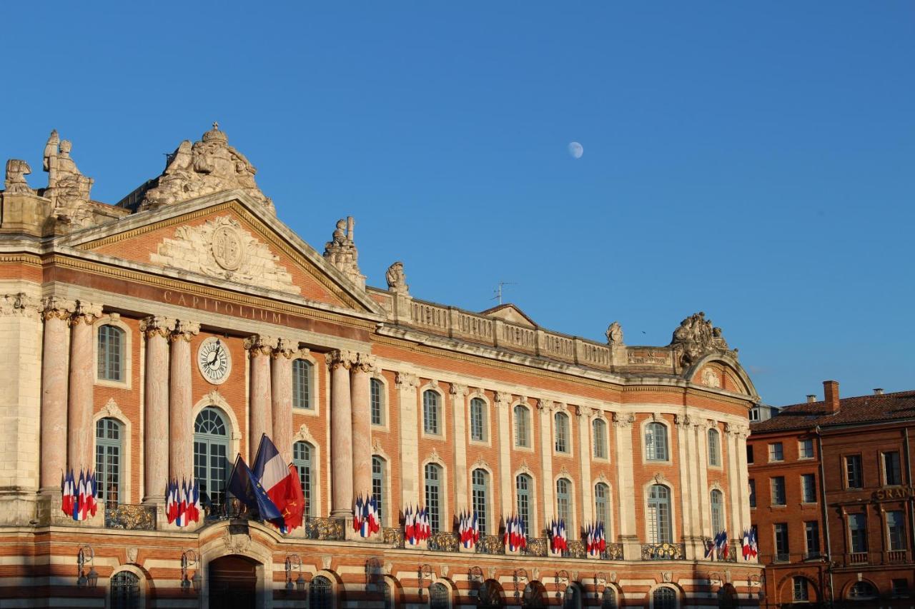 Blagnac : Appartement T2 Avec Jardin, Parking Et Climatisation Экстерьер фото